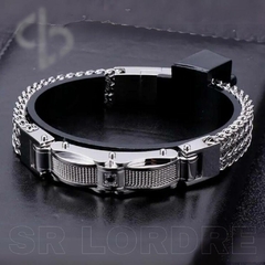 Pulseira Masculina Conquista Aço Inox Premium na internet