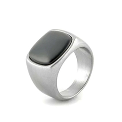 Anel Masculino Vintage Fosco de Pedra Natural - Pulseiras e Acessórios Masculino | Sr Lordre