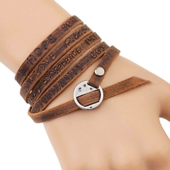 Pulseira Masculina de Couro Retro Premium - loja online