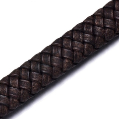 Pulseira Masculina Gancho de Couro Legitimo Fecho Encaixe - loja online