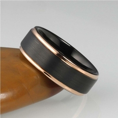Anel Masculino Loss de Tungstênio Premium 8mm - comprar online
