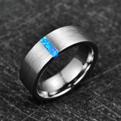 Anel Masculino Impacto Tungstênio 8mm - loja online