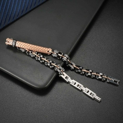 Pulseira Masculina Sénior Cerâmica Aço Inoxidavel Luxo - loja online
