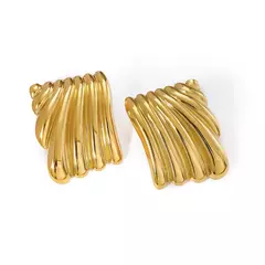Brinco Patrícia Elegante de Aço Inoxidável - loja online