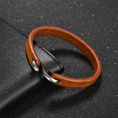 Pulseira Masculina Capitão Vintage de Couro - Pulseiras e Acessórios Masculino | Sr Lordre