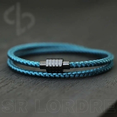 Pulseira de Corda Masculina Amura 2 Volta - Pulseiras e Acessórios Masculino | Sr Lordre