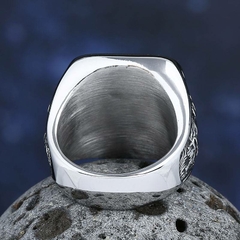 Imagem do Anel Masculino Caveira Polvo Vintage Aço Inox