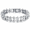 Pulseira Masculina Corrente Moto Aço Inox Premium