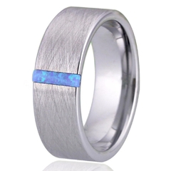 Anel Masculino Impacto Tungstênio 8mm