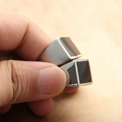 Anel Masculino Comendador Aço Inoxidável - comprar online