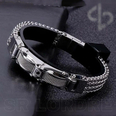 Pulseira Masculina Conquista Aço Inox Premium - Pulseiras e Acessórios Masculino | Sr Lordre