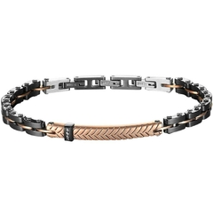 Pulseira Masculina Sénior Cerâmica Aço Inoxidavel Luxo