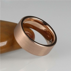 Anel Masculino Clássico Rose Tungstênio - loja online