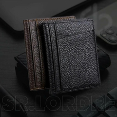 Carteira Masculina Premium em Couro Legítimo Ultrafino na internet