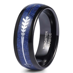Anel Masculino Seta de Tungstênio 8mm