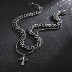 CORRENTE CRUCIFIXO DUPLO - comprar online