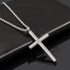 CORRENTE CRUCIFIXO ESPIRAL - comprar online