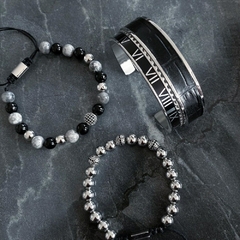 Kit de Pulseira Masculina Romano Premium - comprar online