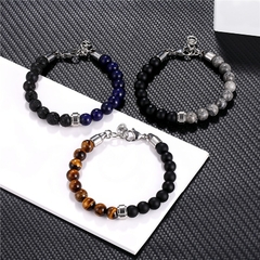 Pulseira Masculina Asileu de Pedra Natural 8mm - comprar online