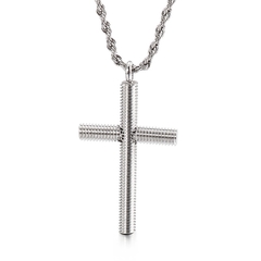 CORRENTE CRUCIFIXO ESPIRAL - Pulseiras e Acessórios Masculino | Sr Lordre