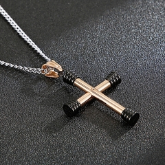 CORRENTE CRUCIFIXO HOLY AÇO INOX na internet