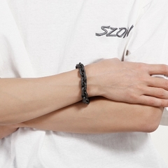 Pulseira Masculina Aço Inox Viking Hermod