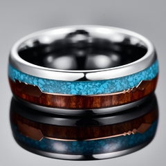 Anel Masculino Seta Premium Tungstênio 8mm na internet