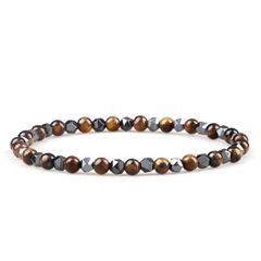 Pulseiras masculinas Acelo de Pedra Natural 4mm - comprar online