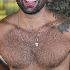 Colar Masculino Cruz Aço Inoxidável