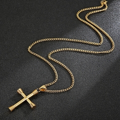 CORRENTE CRUCIFIXO HOLY AÇO INOX