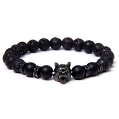 Pulseira Masculina de Pedra Olho de Tigre - Pulseiras e Acessórios Masculino | Sr Lordre