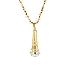 CORRENTE AÇO INOX MICROFONE - Pulseiras e Acessórios Masculino | Sr Lordre