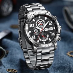 Imagem do RELÓGIO MASCULINO MASTER AÇO INOX PREMIUM