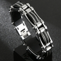 BRACELETE CORRENTE ELEGANTE AÇO INOX na internet