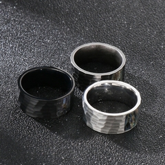 Anel Masculino Pódio Aço Inox e Zircônia 10mm