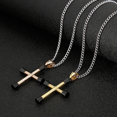 CORRENTE CRUCIFIXO HOLY AÇO INOX - comprar online