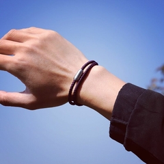 Pulseira Masculina Escotilha De Corda Náutica na internet