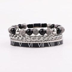 Kit de Pulseira Masculina Romano Premium