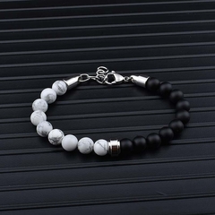 Pulseira Masculina Asileu de Pedra Natural 8mm na internet