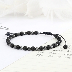 Pulseiras masculinas Acelo de Pedra Natural 4mm - Pulseiras e Acessórios Masculino | Sr Lordre