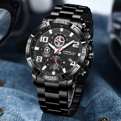 RELÓGIO MASCULINO MASTER AÇO INOX PREMIUM