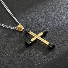 CORRENTE CRUCIFIXO HOLY AÇO INOX - loja online