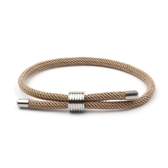 Imagem do Pulseira de Corda Masculina Rumo Ajustável