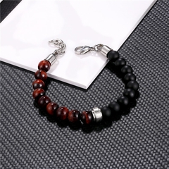 Pulseira Masculina Asileu de Pedra Natural 8mm - Pulseiras e Acessórios Masculino | Sr Lordre