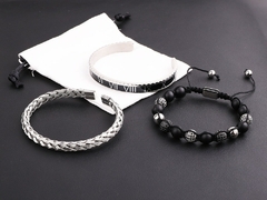 Kit de Pulseira Masculina Romano Premium - Pulseiras e Acessórios Masculino | Sr Lordre