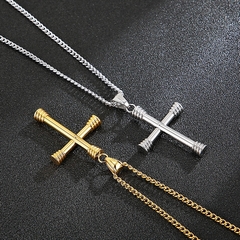 CORRENTE CRUCIFIXO HOLY AÇO INOX