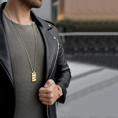 COLAR MASCULINO LIST AÇO INOX PREMIUM - comprar online