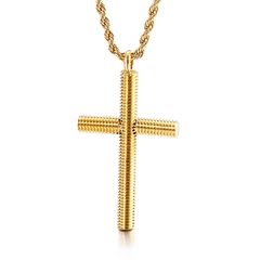 CORRENTE CRUCIFIXO ESPIRAL - comprar online