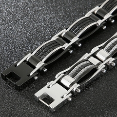 BRACELETE CORRENTE ELEGANTE AÇO INOX na internet
