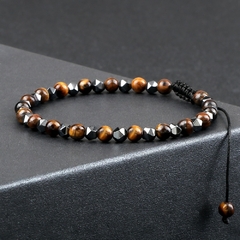Pulseiras masculinas Acelo de Pedra Natural 4mm - comprar online